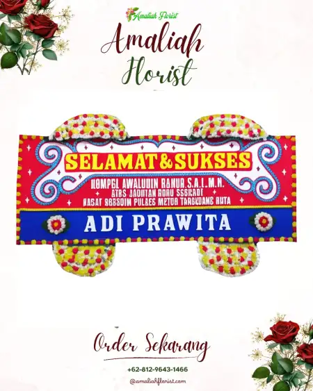 Papan Bunga Ucapan Selamat Penjaringansari